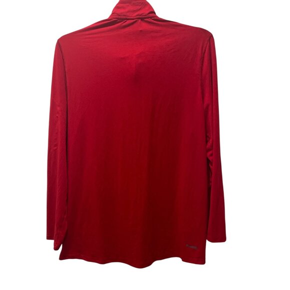 Men's Performance 1/4 Zip Top, Spyder, L, Red, NWT - Picture 3 of 5